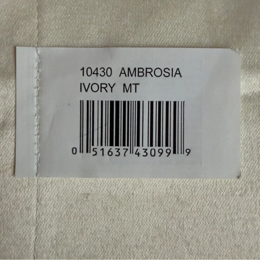 Bed Bath & Beyond Placemats Set Of 12 Ambrosia Textured In Linen And Ivory